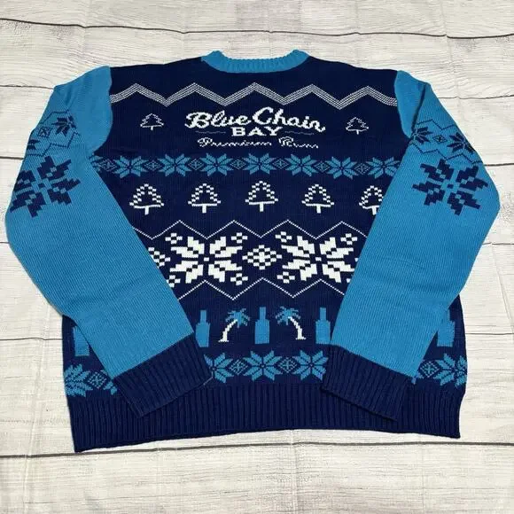 Blue Chair Bay Premium Rum Mens Size XXL Ugly Christmas Sweater Kenny Chesney - Picture 7 of 7